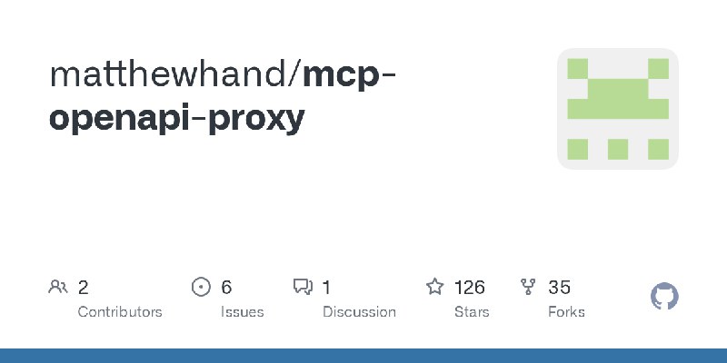 GitHub - matthewhand/mcp-openapi-proxy