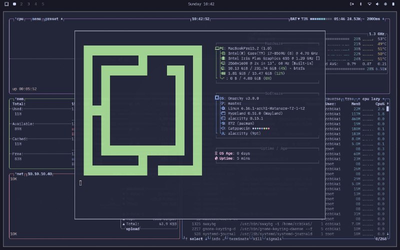 上周给 NUC 顺利装了 Omarchy， 但是没合适的键盘就搁置了