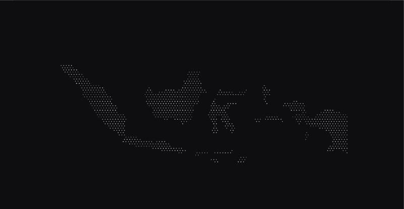 #工具推荐 World in Dots 这个生成点状地图的工具真不错，要是能提供 API 就更好了你能猜出这是哪个国家吗？