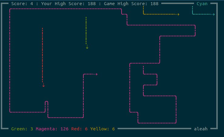SSH 内也能玩游戏🎮，有点酷ssh sshtron.zachlatta.com